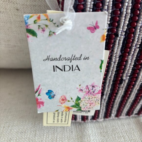 Viral Beaded Bags - NY Taxi Cab & Route 66 Shoulder Bags (2) - Made in India - Picture 7 of 15